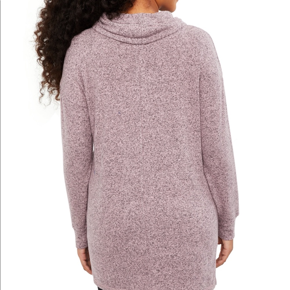 Maternity Cowl-Neck Sweatshirt
